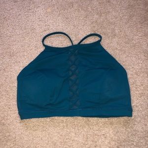 Lululemon bikini top size 4 nocturnal teal!